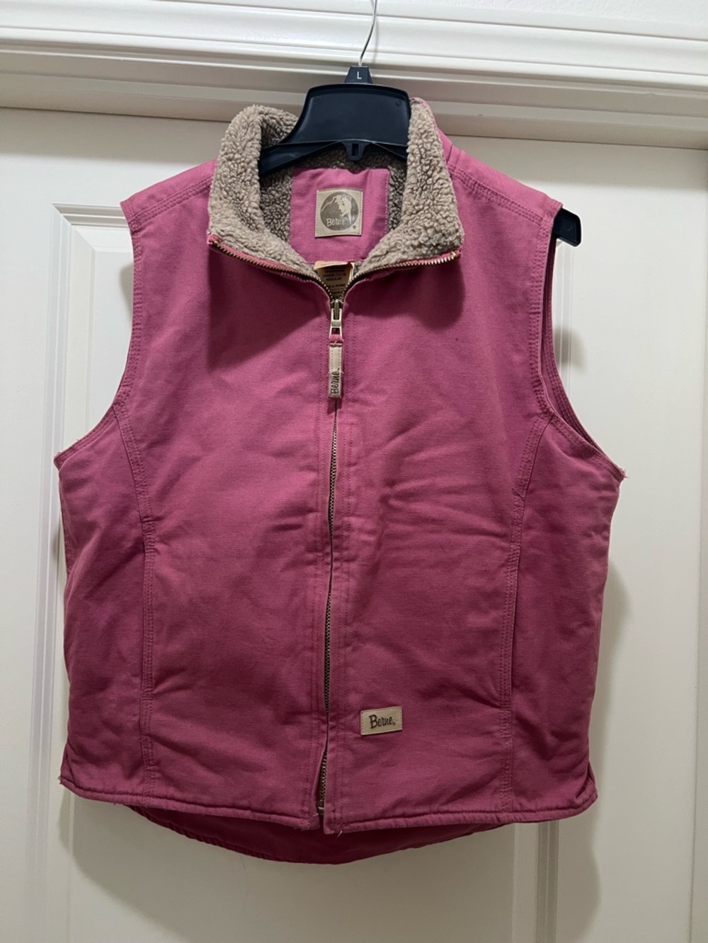 Women’s Pink Sherpa-Lined Vest by Bettis